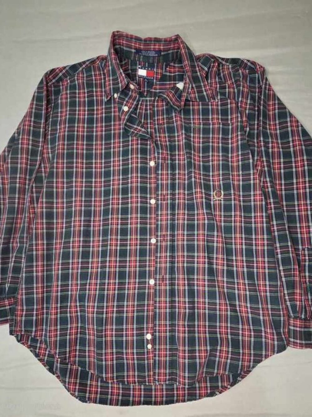 Tommy Hilfiger LS Plaid XL
